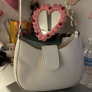 Elegant White Shoulder Bag